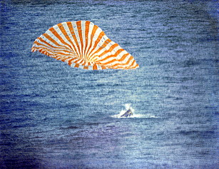 Gemini 10 landing