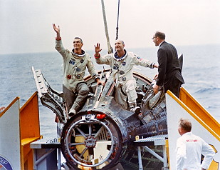 Bergung Gemini 9A