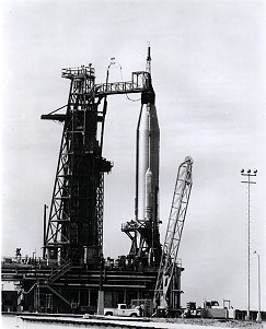 Mercury 6 on launch pad