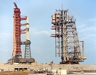 Skylab 2 auf der Startrampe