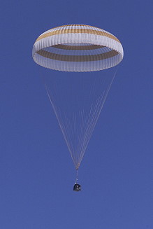 Soyuz TM-33 landing
