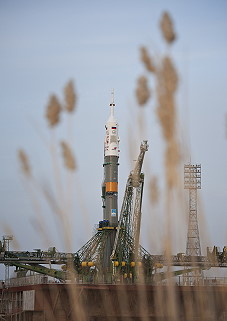 Soyuz TMA-20 on launch pad