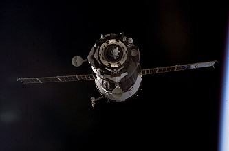 Ankunft von Sojus TMA-3 an der ISS