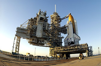 STS-107 on launch pad
