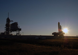 STS-116 rollout