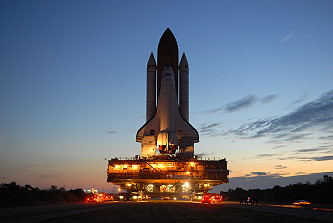 STS-119 rollout