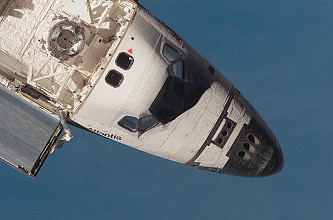 STS-122 in orbit