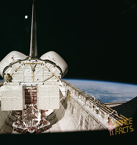 STS-1 in orbit