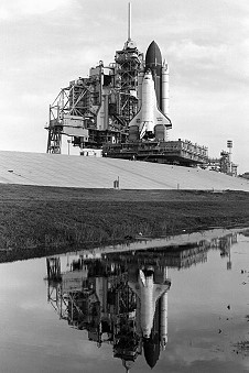 STS-30 auf der Startrampe
