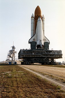 STS-51 rollout