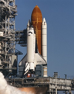 STS-55 Startversuch