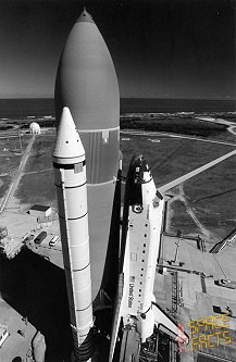 STS-67 on launch pad
