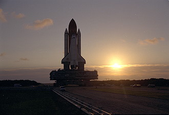 STS-79 rollout