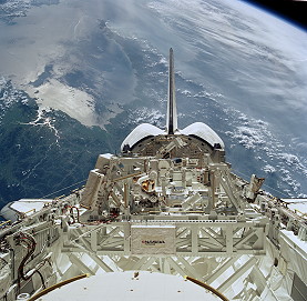 STS-85 im Orbit