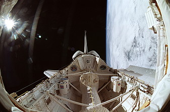 STS-90 in orbit