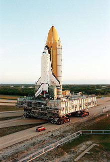 STS-99 rollout