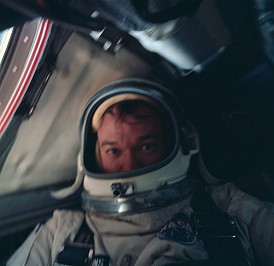 Collins onboard Gemini 10