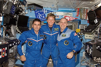 traditionelles Bordfoto ISS-16 (mit Anderson)