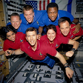 traditionelles Bordfoto STS-107