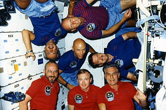traditionelles Bordfoto STS-51F