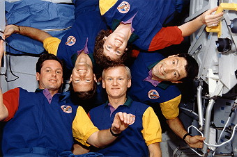 traditionelles Bordfoto STS-54