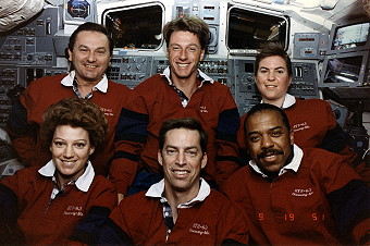 traditionelles Bordfoto STS-63