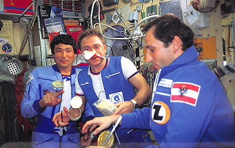 Leben an Bord der Mir