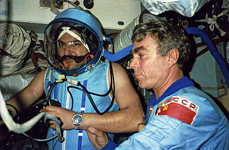 Leben an Bord der Mir