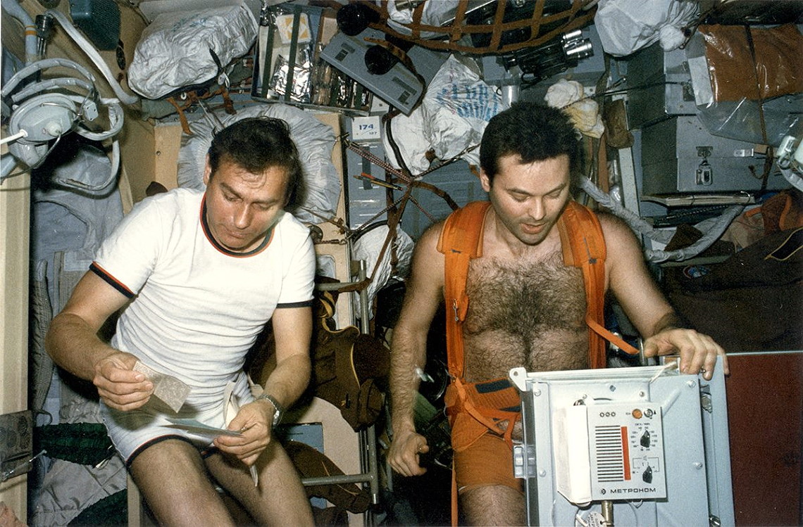 Leben an Bord der Mir