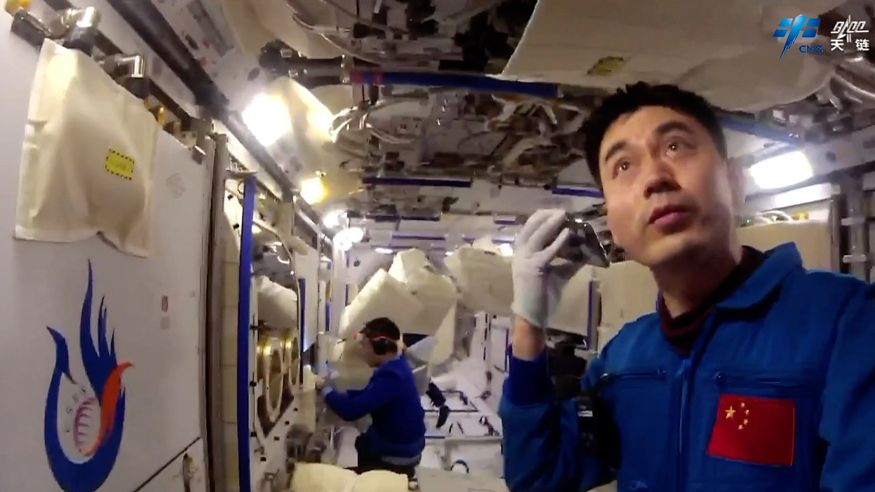 Leben an Bord von Tiangong