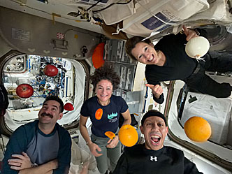 Leben an Bord der ISS