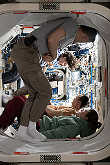Leben an Bord der ISS