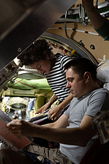 Leben an Bord der ISS