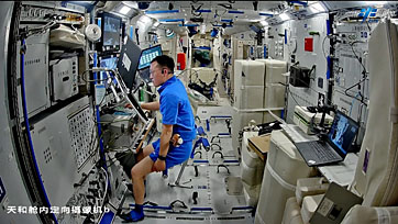 Leben an Bord von Tiangong