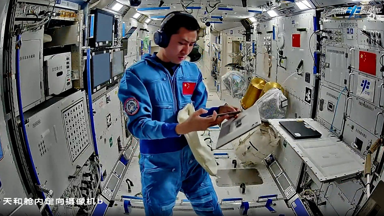 Leben an Bord von Tiangong