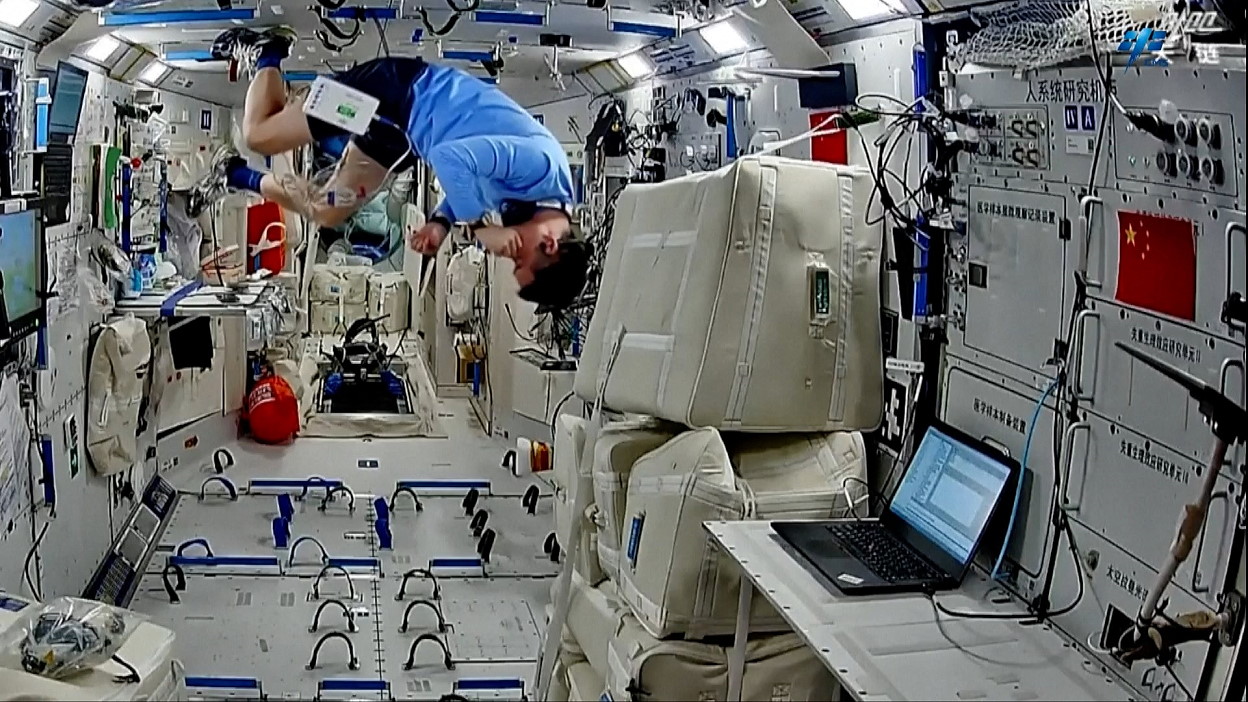 Leben an Bord von Tiangong