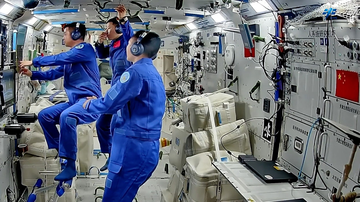 Leben an Bord von Tiangong