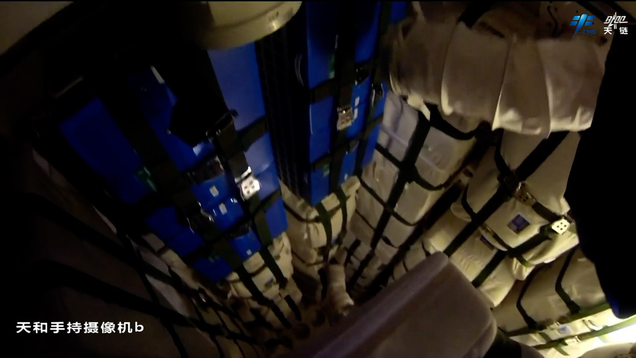 Leben an Bord von Tiangong