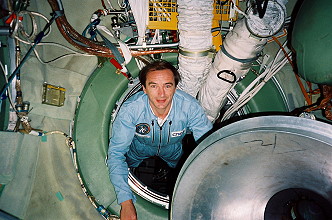 Jean-Pierre Haignere onboard Mir