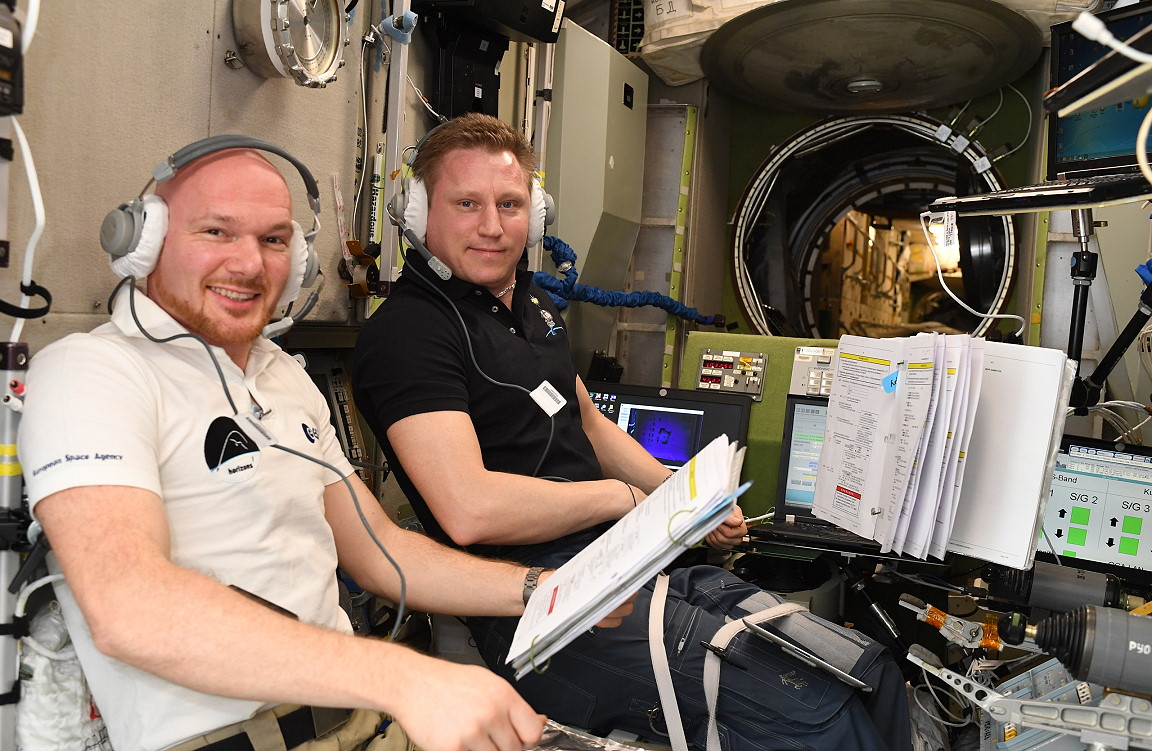 Leben an Bord der ISS