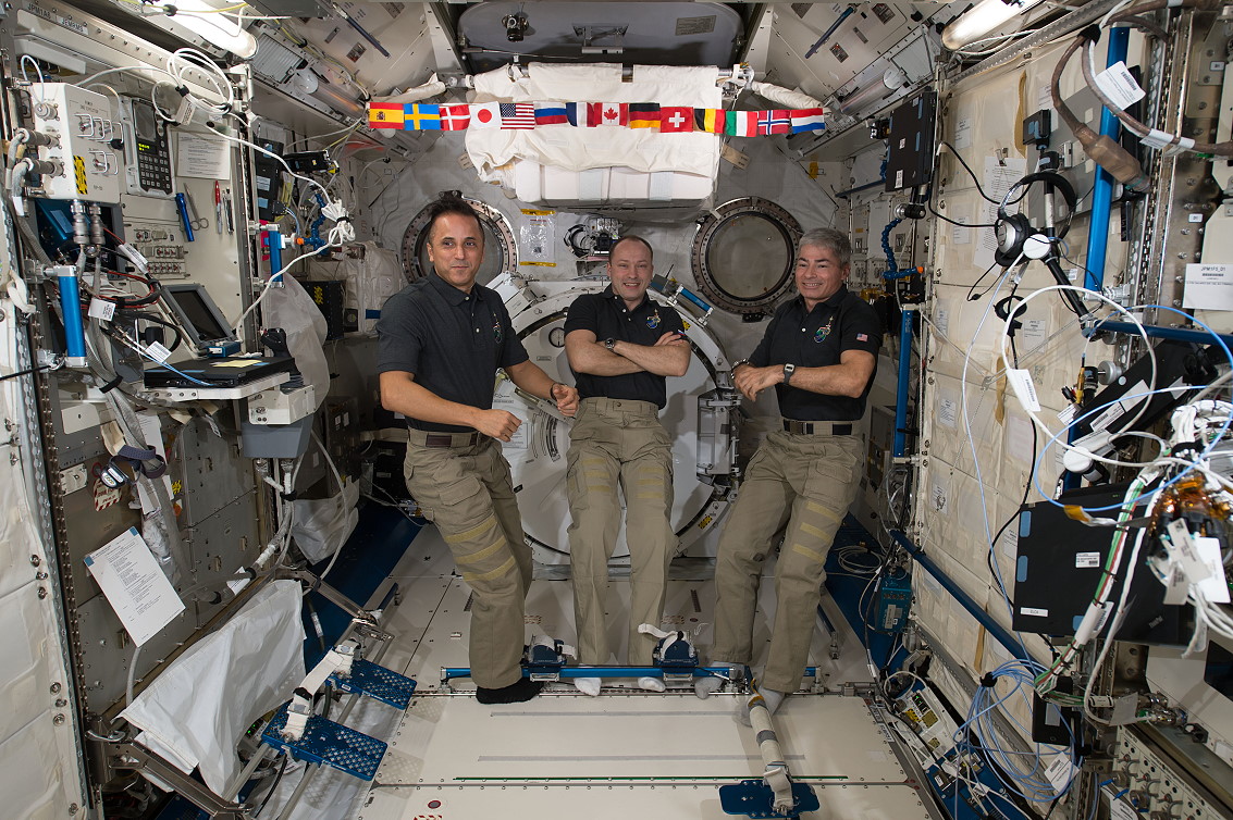 Crew an Bord der ISS
