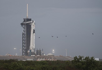 SpaceX Crew-1 auf der Startrampe
