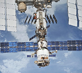 ISS nach der Abkopplung von Sojus MS-08