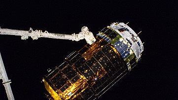 HTV-9 wurde mit dem Canadarm2 eingefangen