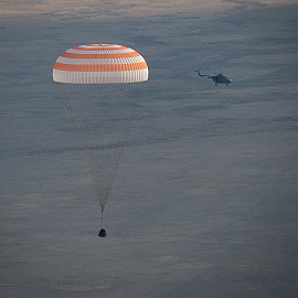 Soyuz MS landing