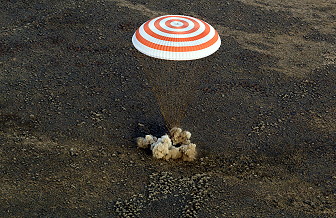 Soyuz MS landing