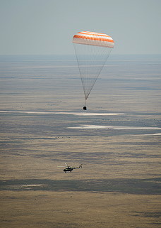 Soyuz TMA-03M landing