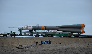 Soyuz TMA-12M rollout