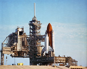 STS-28 on the launch pad