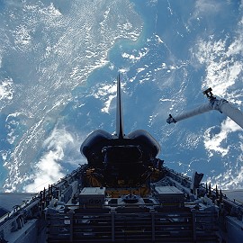 STS-49 im Orbit